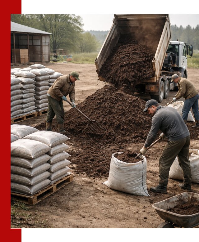 Доставка компоста оптом и в розницу в Кольчугине