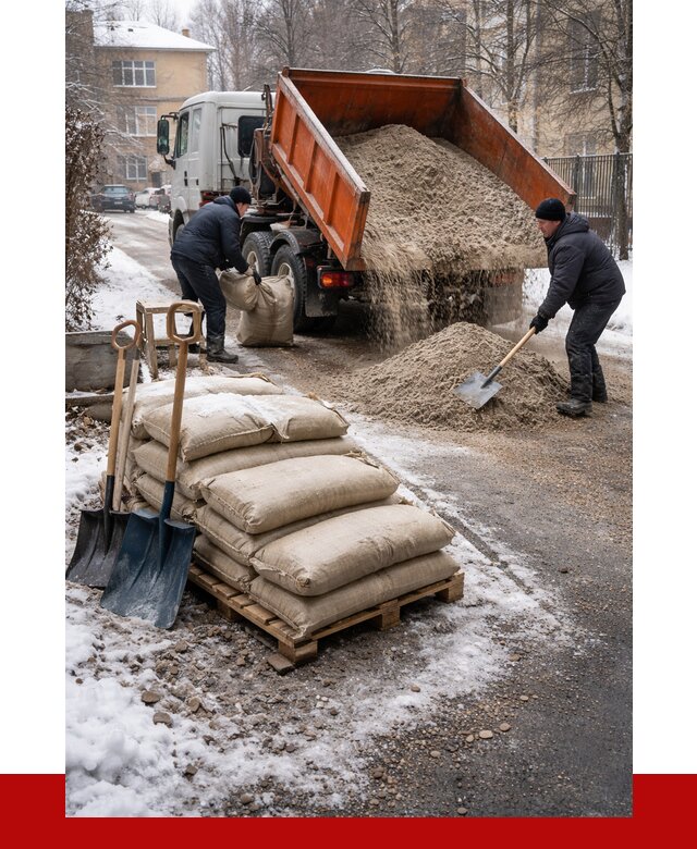 Противогололедные материалы оптом в Кольчугине от 4272 р. | ПРОНЕРУДКль