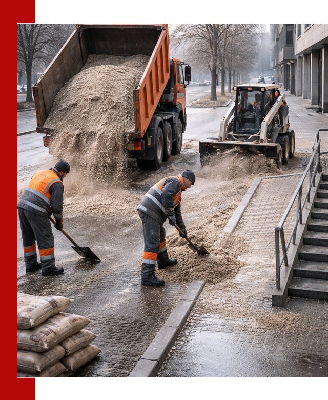 Поставка противогололедных материалов в Кольчугине