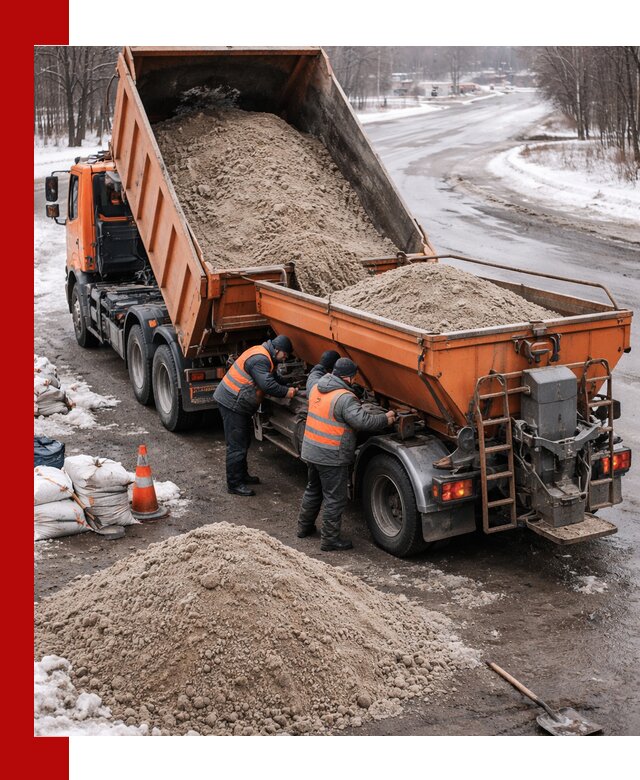 Поставка и вывоз пескосоля в Кольчугине оптом и в розницу