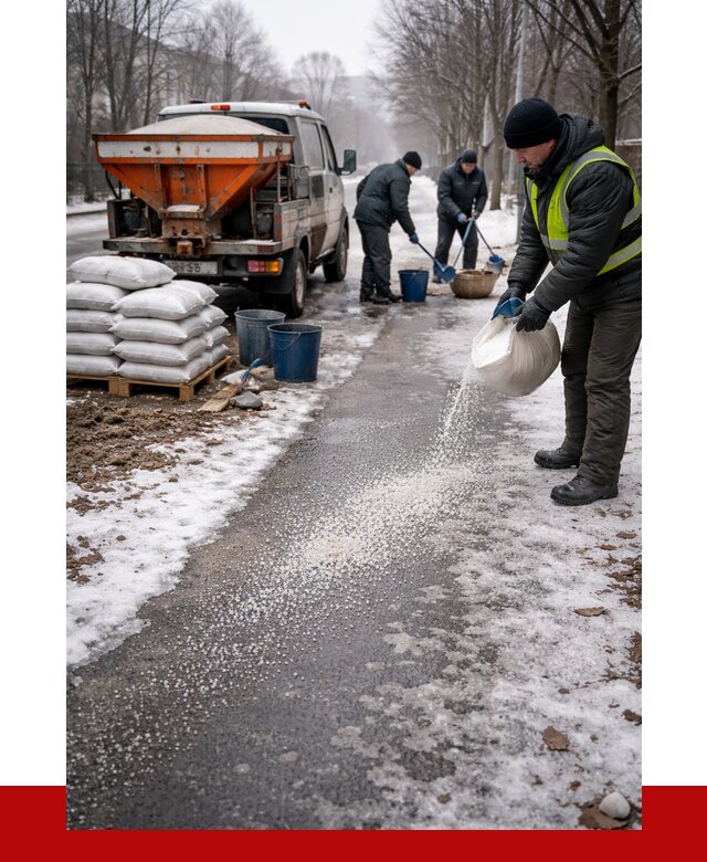 Реагент против гололеда в Кольчугине с доставкой от 4577 р. | ПРОНЕРУДКль