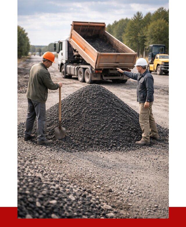 Купить асфальтовую крошку для дорог в Кольчугине от 4272 р. | ПРОНЕРУДКль