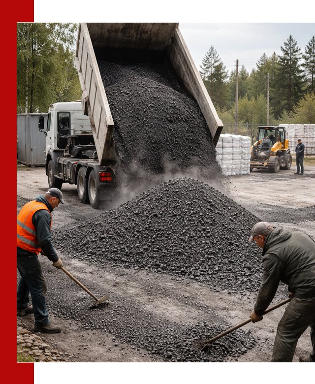 Доставка и продажа асфальтного гранулята в Кольчугине