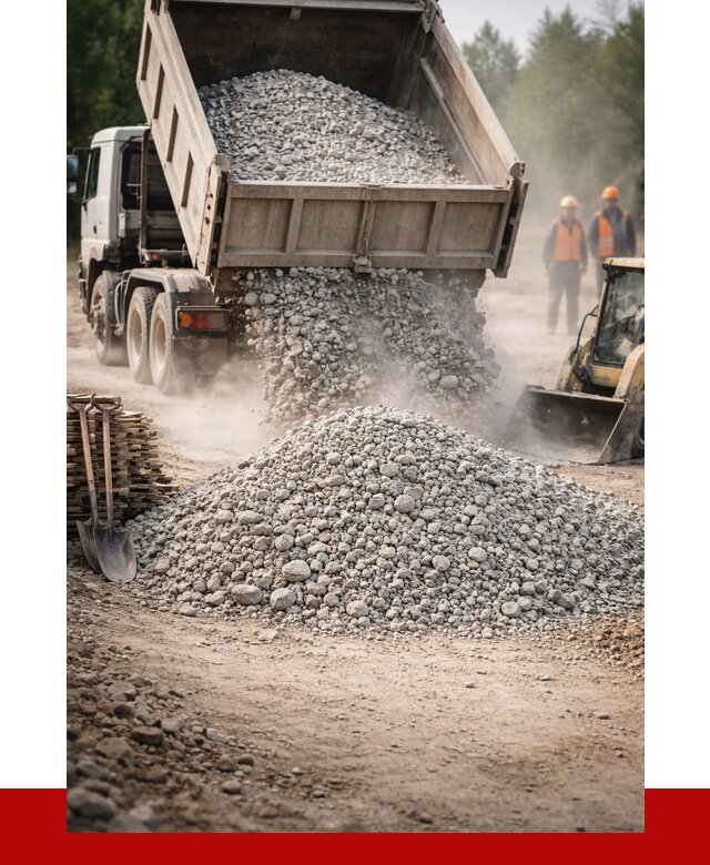 Купить дробленый бетон в Кольчугине от 1729 р./куб | ПРОНЕРУДКль