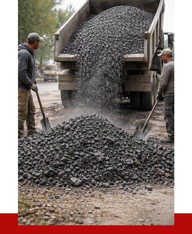 Дробленый асфальт в Кольчугине от 2848 р. с доставкой | ПРОНЕРУДКль
