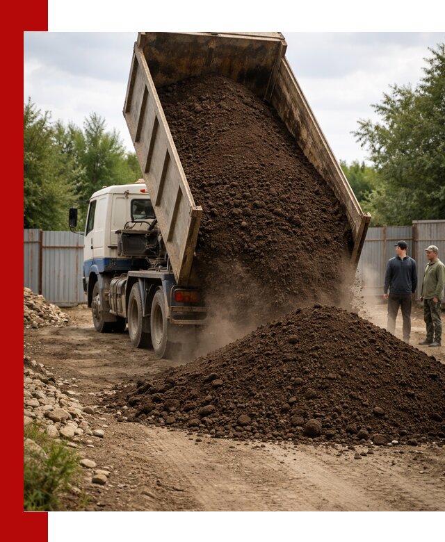 Доставка самосвалом 10 кубов в Кольчугине быстро и надёжно