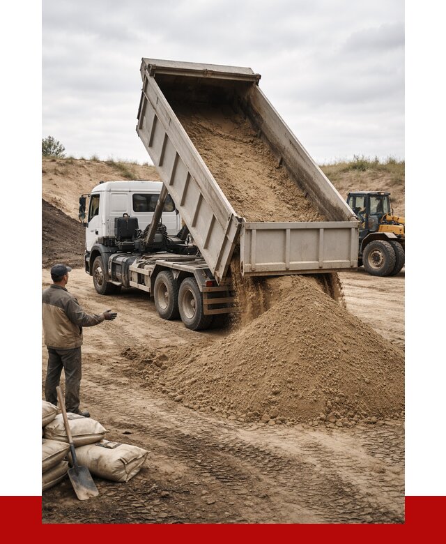 Доставка самосвалом 20 кубов в Кольчугине от 7628 р. | ПРОНЕРУДКль