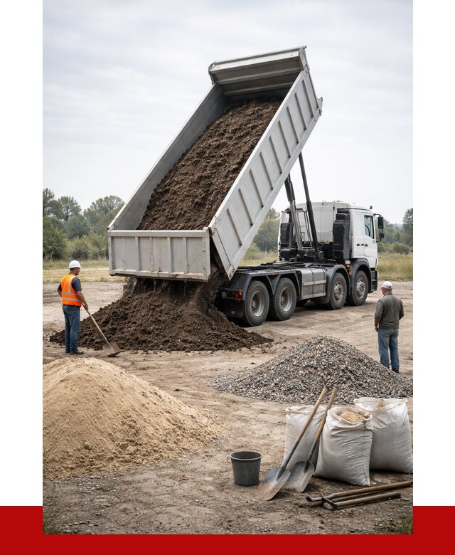 Доставка самосвалом 30 кубов в Кольчугине от 8645 р. | ПРОНЕРУДКль