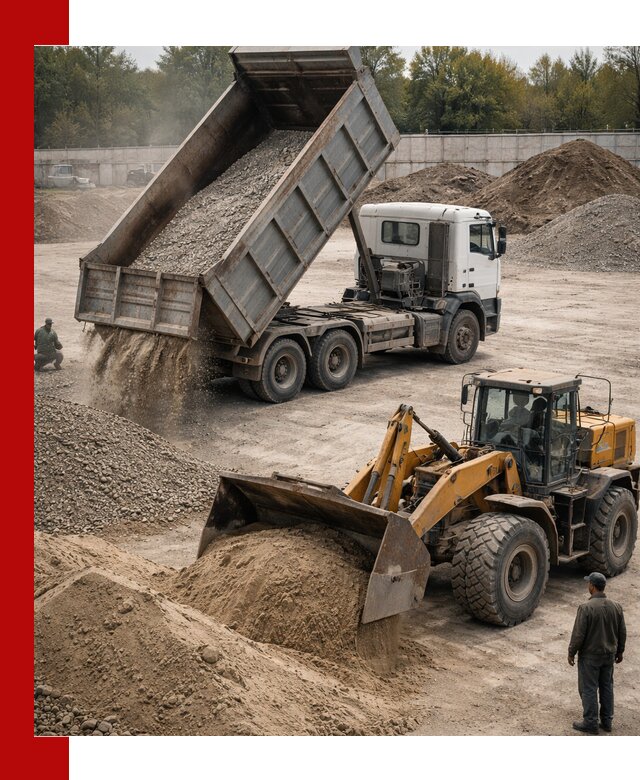 Перевозка сыпучих грузов самосвалами и бортовыми в Кольчугине