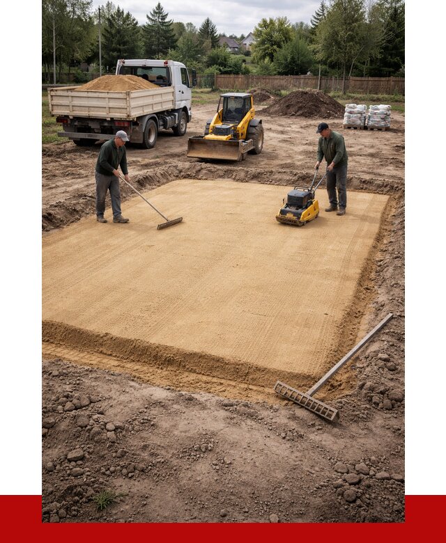 Устройство песчаной подушки в Кольчугине от 4577 р. ПРОНЕРУДКль